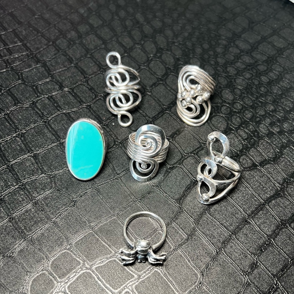 Sterling silver rings